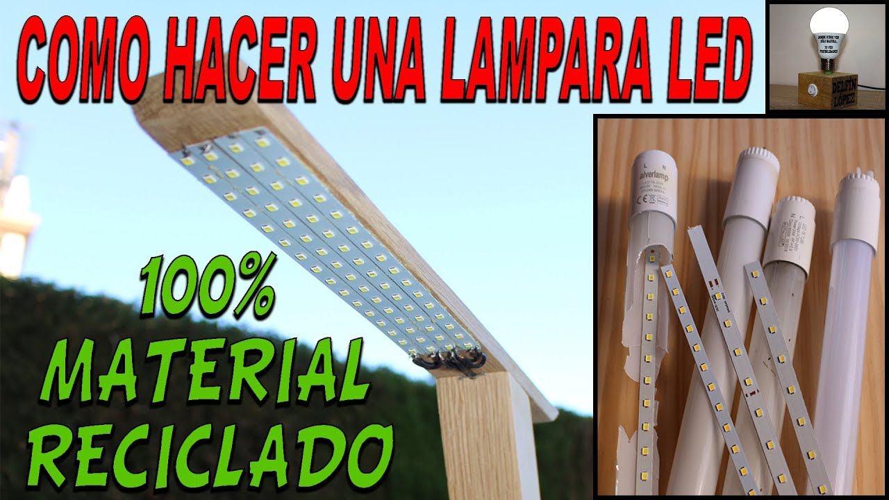 Lampara led casera a coste cero PARTE 3