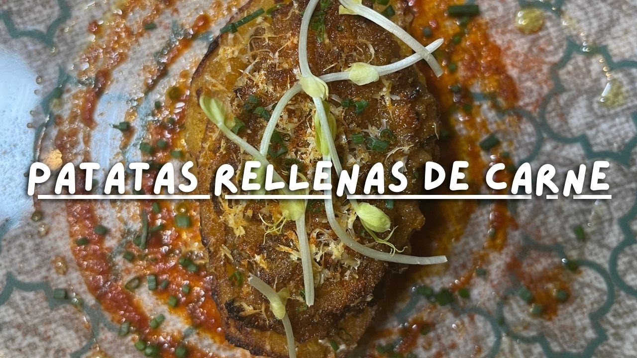 Patatas rellenas de Carne | Receta barata con patatas