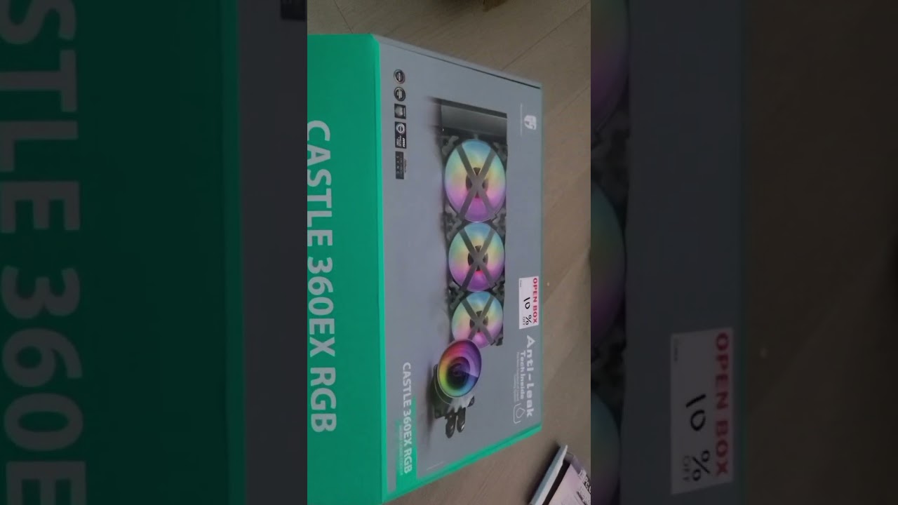 Deepcool Castle 360EX RGB unboxing