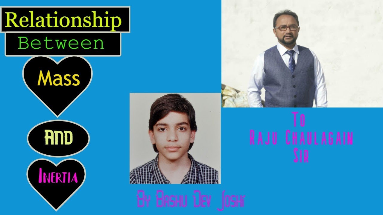 Relationship Between Mass and Inertia. By Bashu Dev Joshi...#science #mass #inertia