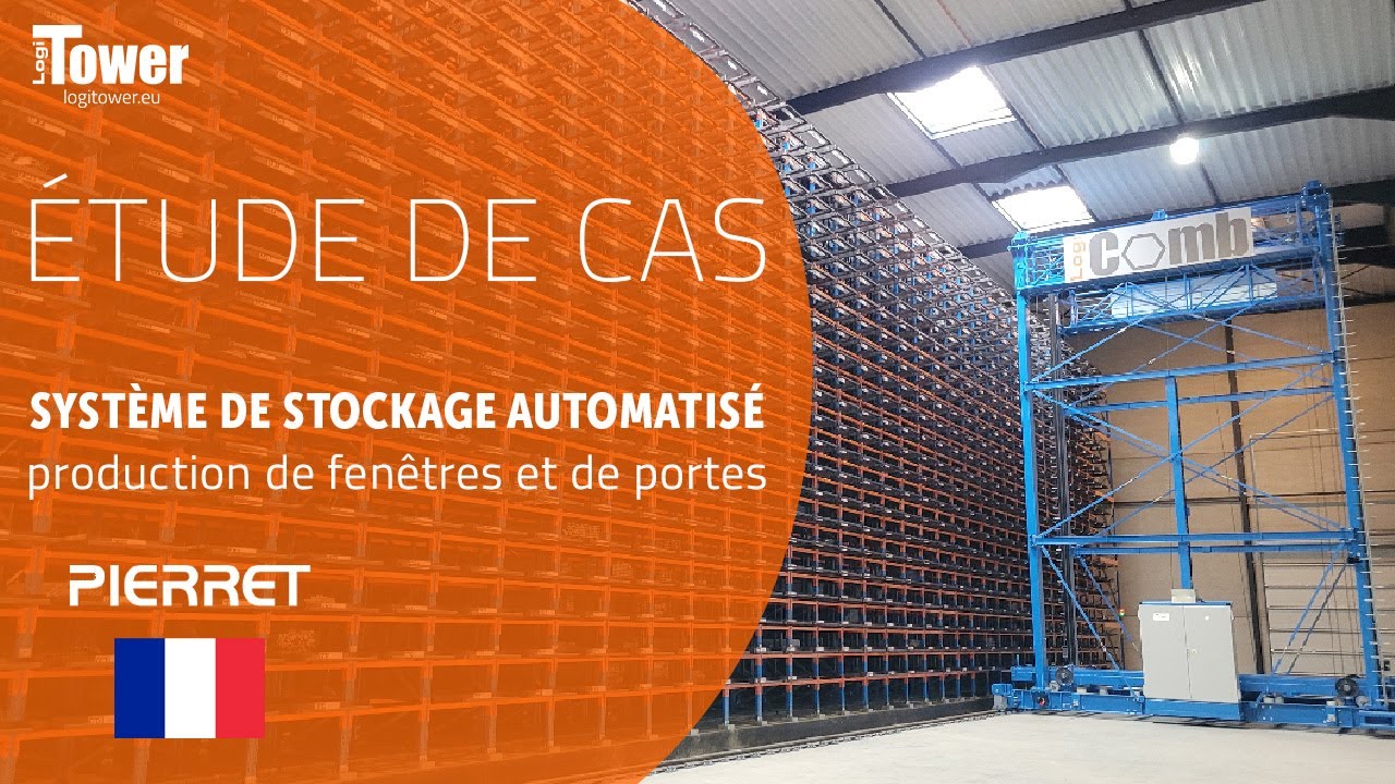 LogiTower & LogiComb -Pierret-magasin de stockage automatise pour les profilés de portes et fenêtres
