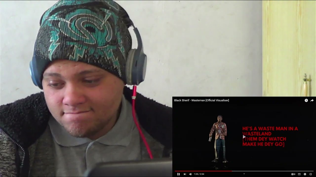 Black Sherif - Wasteman [Official Visualiser] [REACTION]