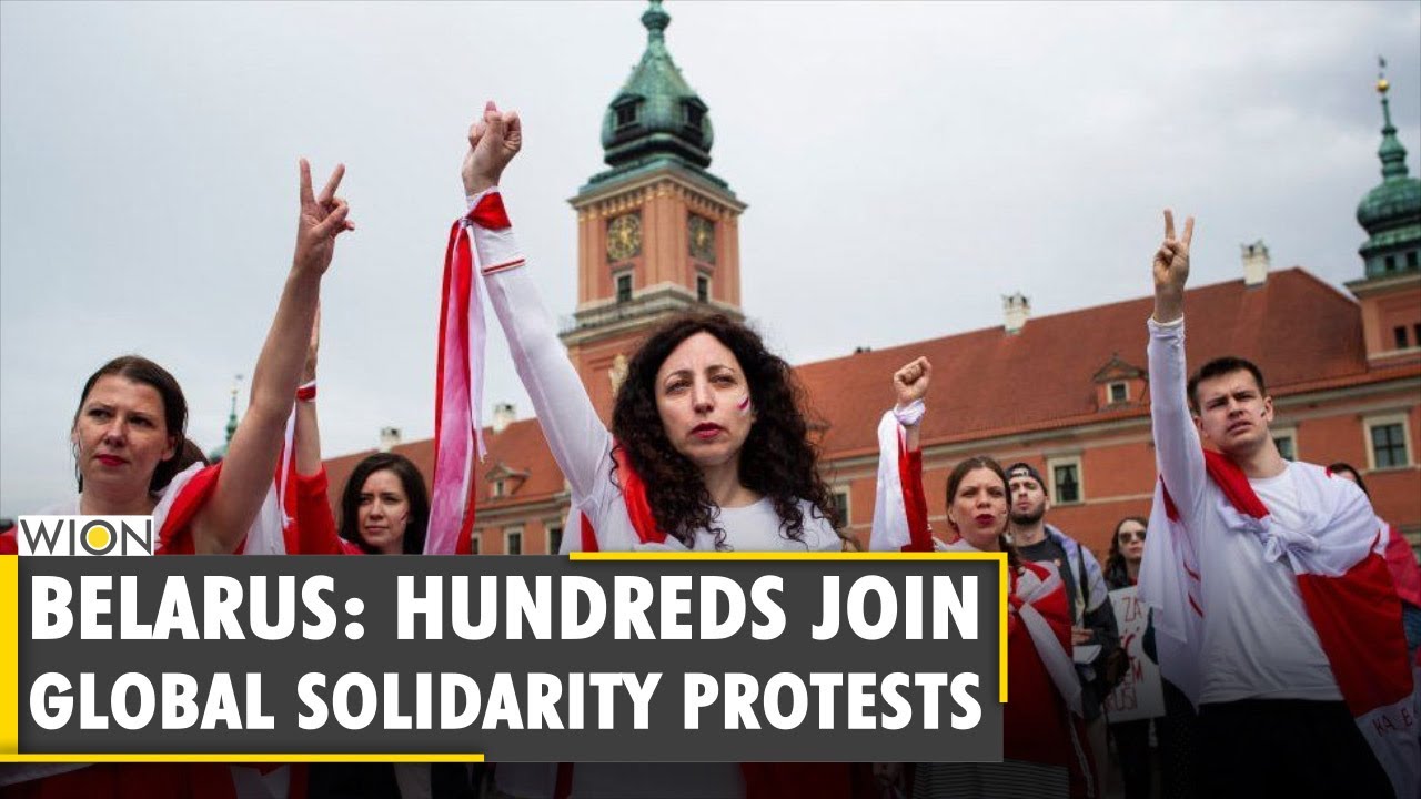 Belarus Solidarity Protest: Tsikhanouskaya joins protesters in Lithuania Capital | Latest News