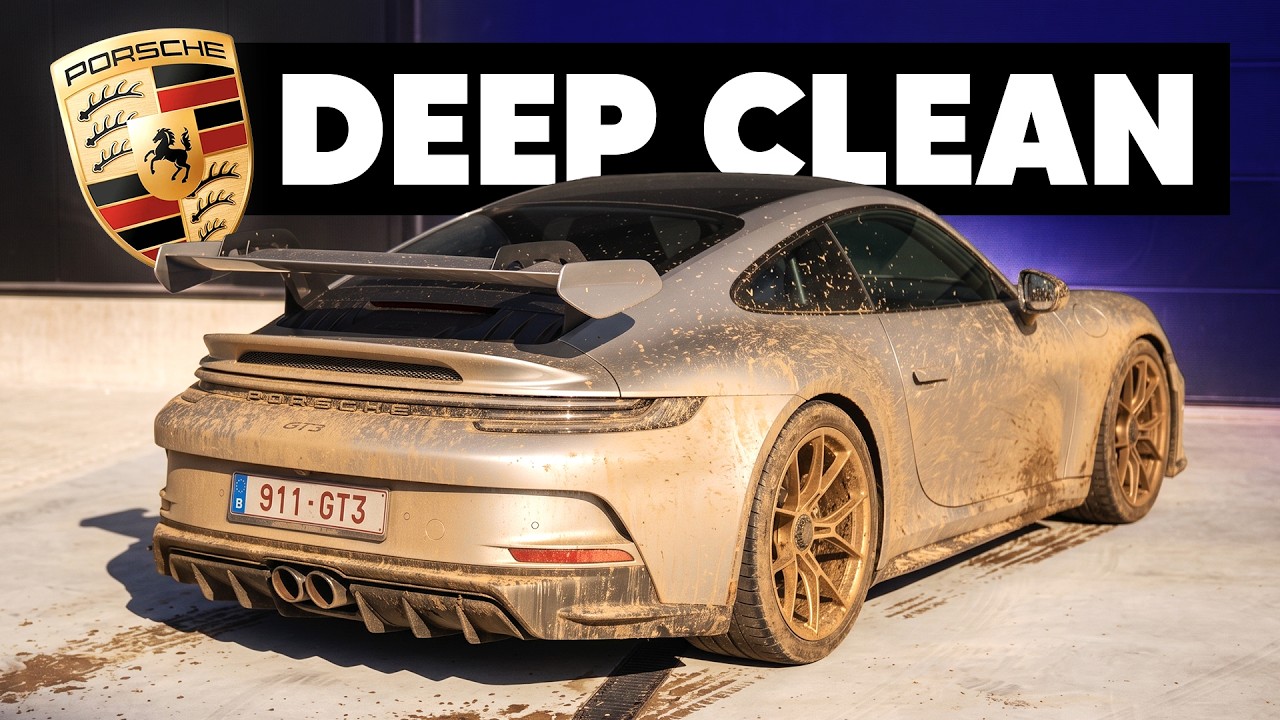 Cleaning the Dirtiest Porsche 911 GT3 After Road Trip