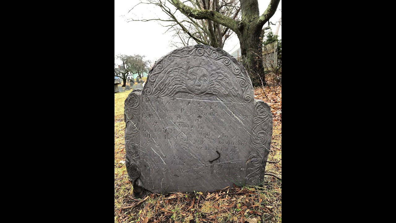 Exploring Broad Street Cemetery, established 1655 in Salem MA