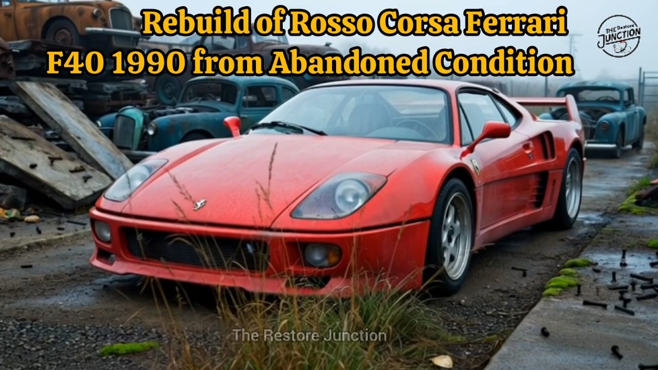 Rebuilding a 1990 Ferrari F40 from Abandoned Condition