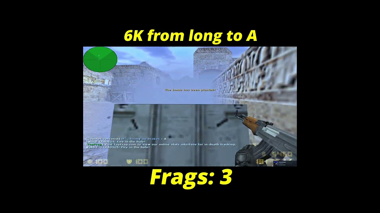 6K from long to A 