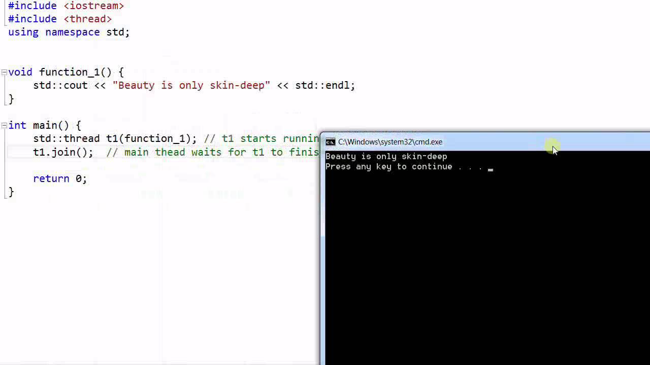 Потоки C++ №1: Введение