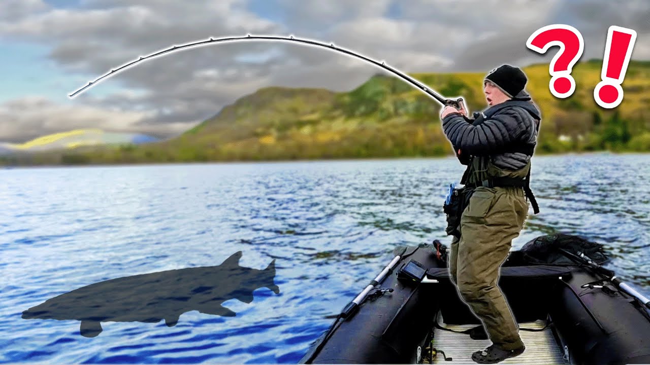 Something BIG Hides in The Mountains and I HOOKED IT! (Incredible underwater footage)