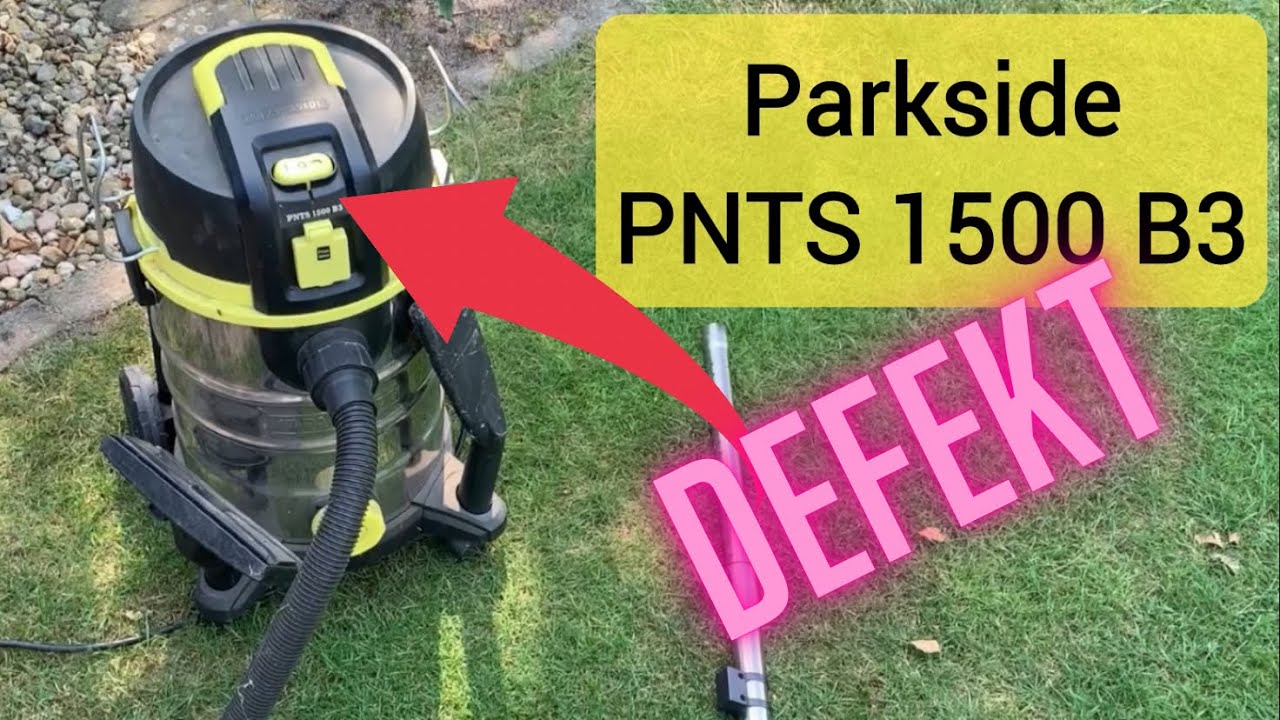 Parkside PNTS 1500 B3 defekt. Nass / Trockensauger selber reparieren DIY