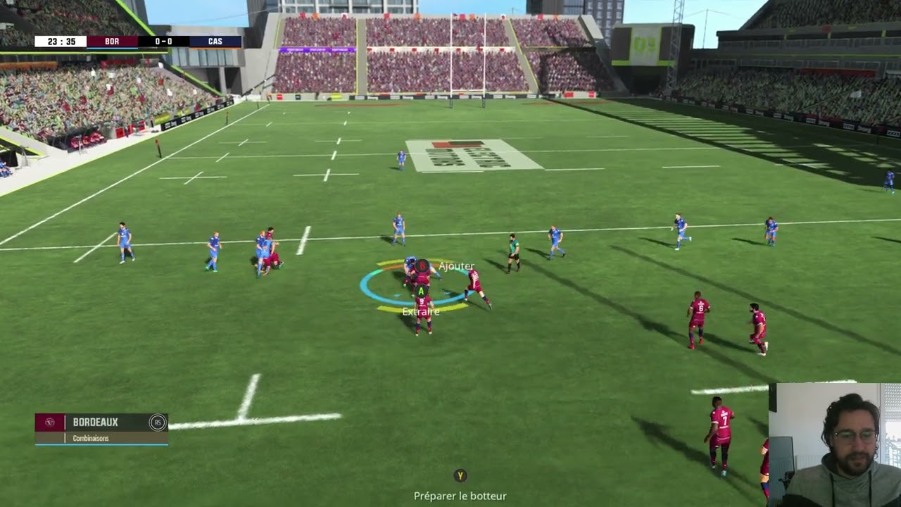 Rugby 22 : UBB - CASTRES sur le nouveau jeu :)
