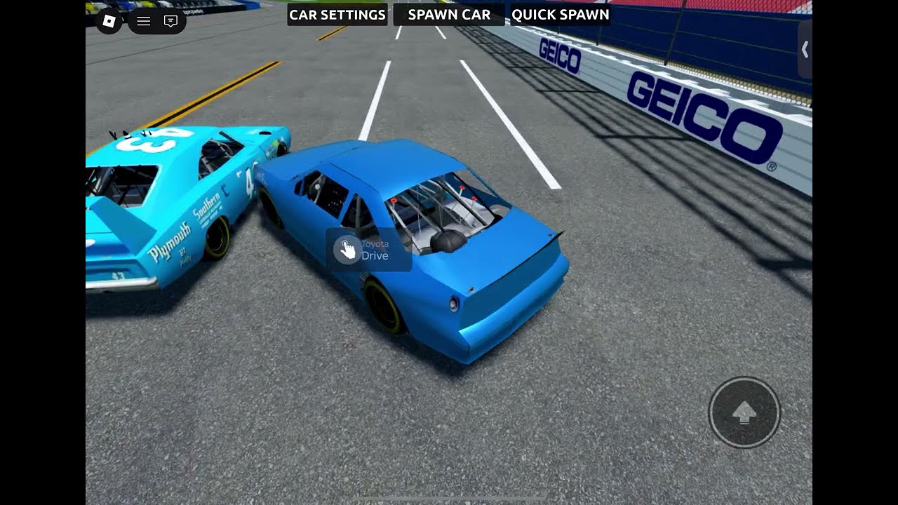 Nascar crash game (Roblox)