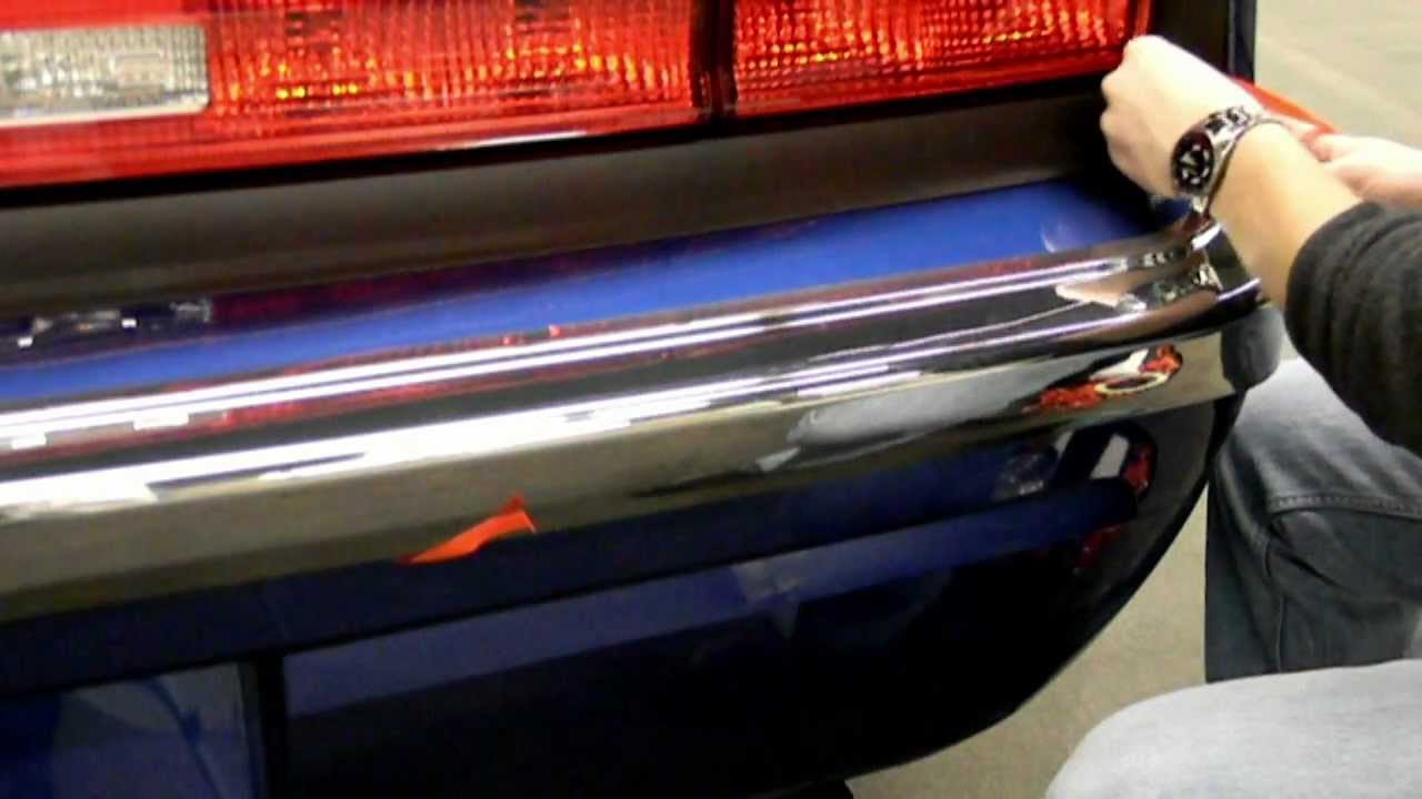 Retro USA: Challenger Rear Bumper Installation