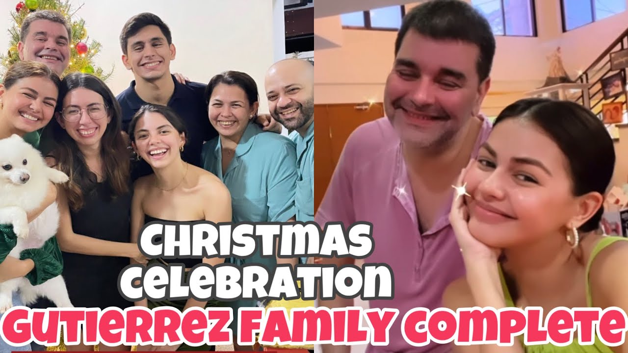 Janine Gutierrez Christmas Celebration kasama ang Daddy Monching at Mom Lotlot with Partner complete