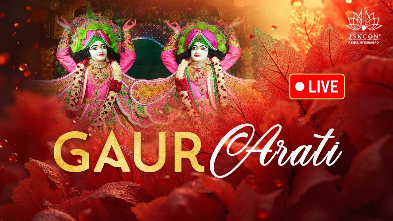 Gaur Aarti Darshan | Sri Sri Radha Madanmohan Mandhir | 26-01-2026 | ISKCON Abids Hyderabad