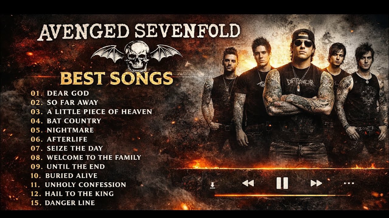 Avenged Sevenfold Greatest Hits | Lagu Metal Paling Populer