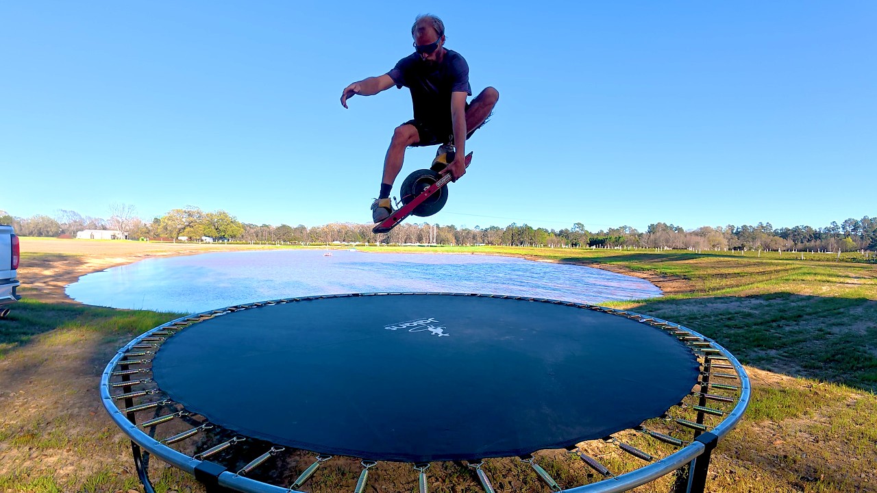 Onewheel VS Trampoline