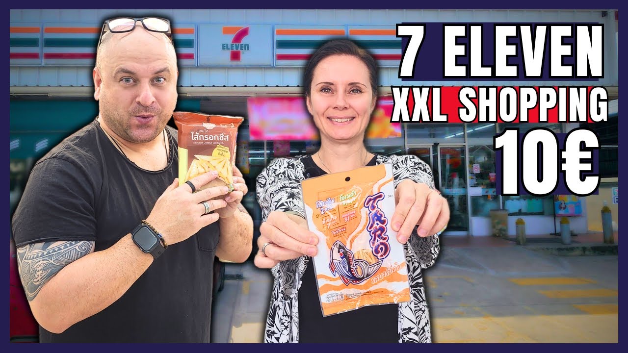 SO VIEL Bekommst Du Für NUR 10€ im 7-Eleven! (Thailand)