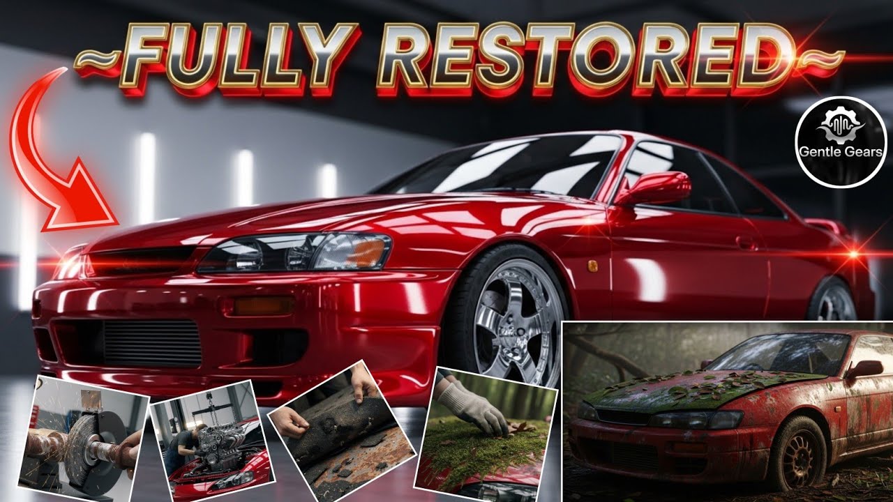 ASMR Car Restoration | Abandoned 1998 Red Racing Coupe Fully Restored (Cinematic Reveal)
