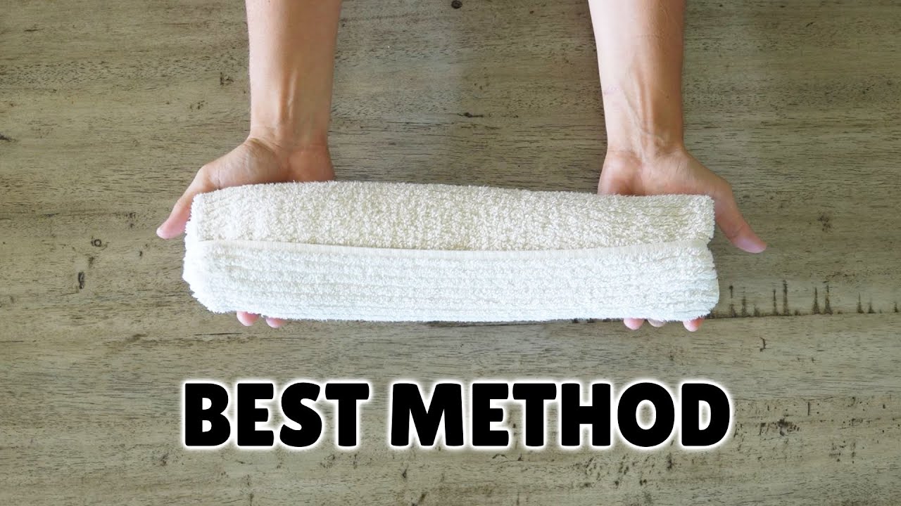 The BEST Way to Roll up a Towel!