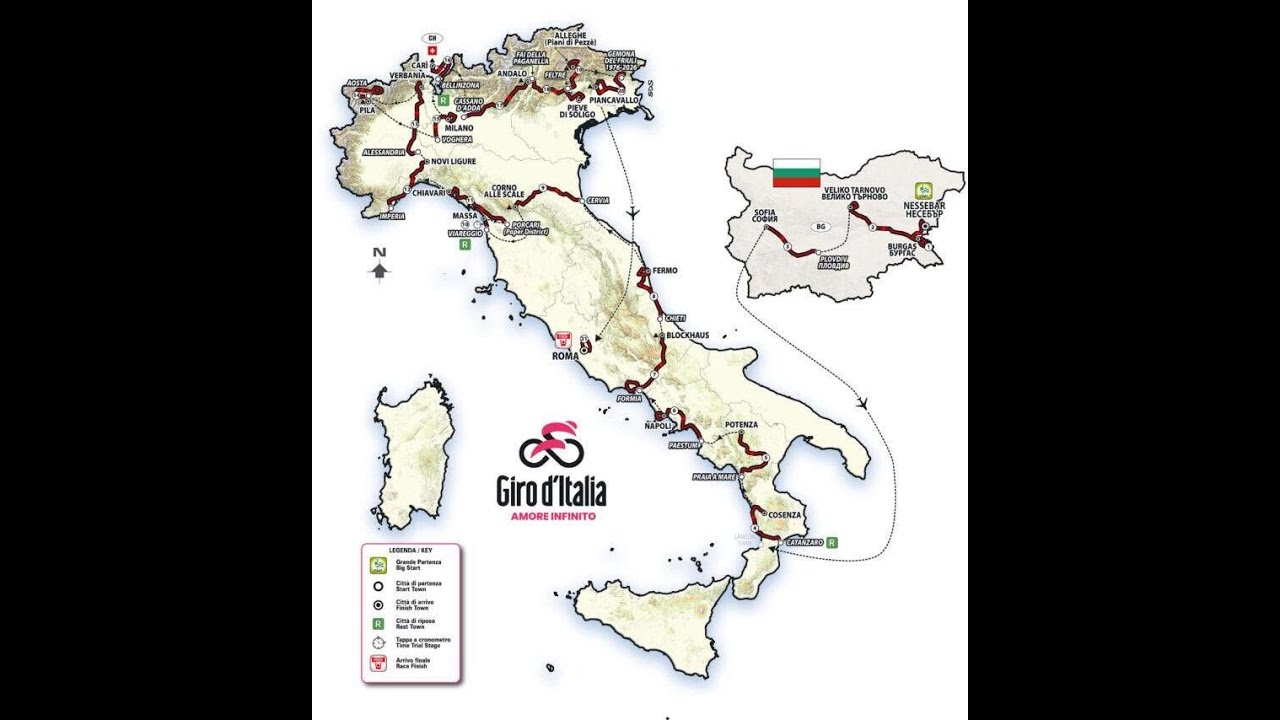 Giro d'Italia 2026 - presentazione percorso