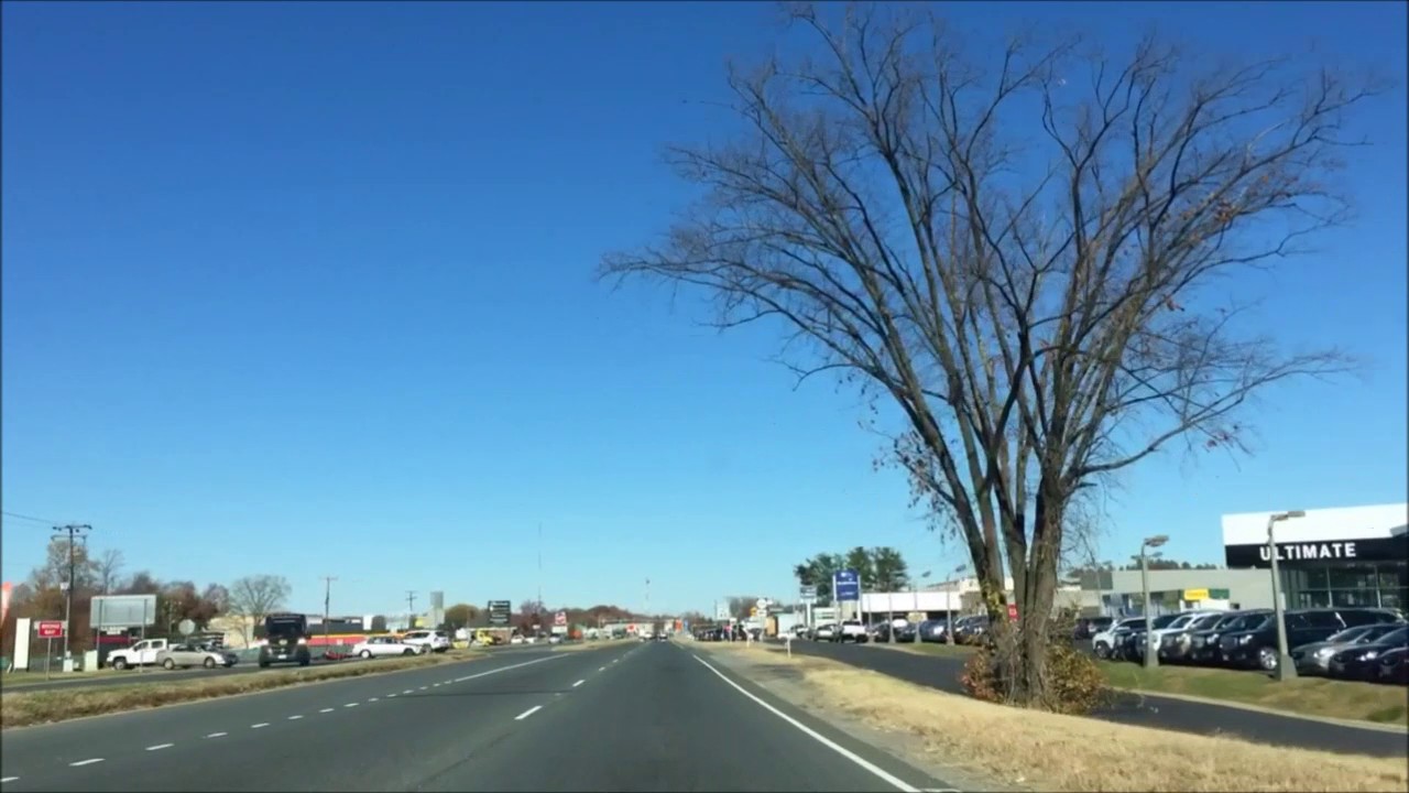 Drive Through Fredericksburg VA and Central Park