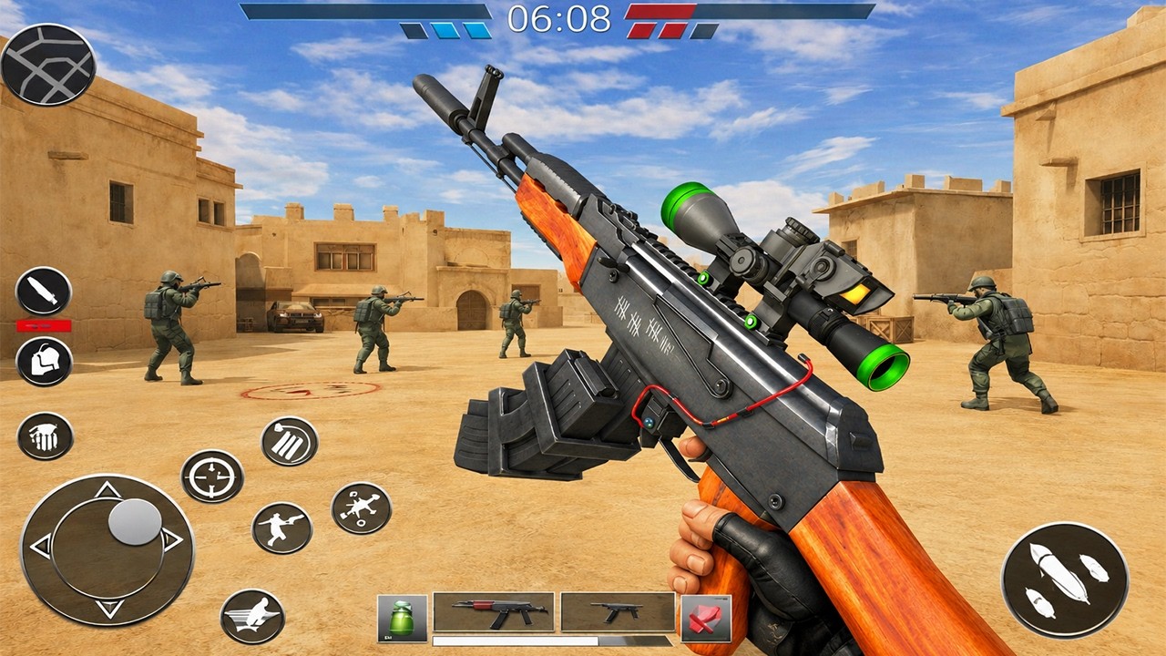 FPS Shooting Commando Banduk Wala Game - Gun Games #Video _ Android GamePlay