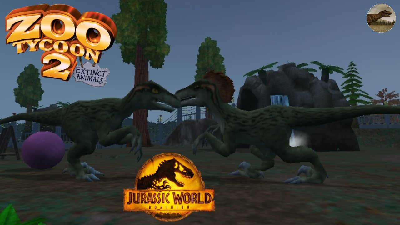 Utahraptor Zoo Tycoon 2 Extinct Animals Gameplay