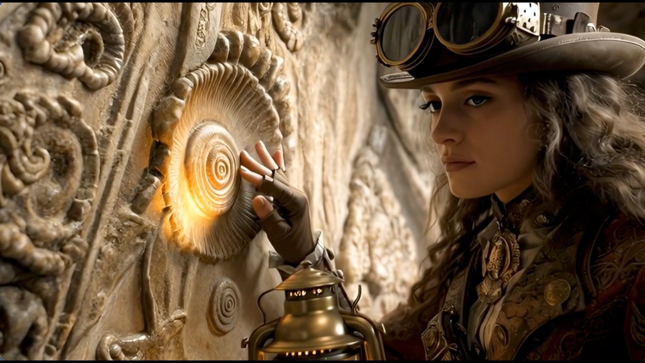 Steampunk Women Exploring Mysterious Caves | Victorian Adventure in Hidden Worlds