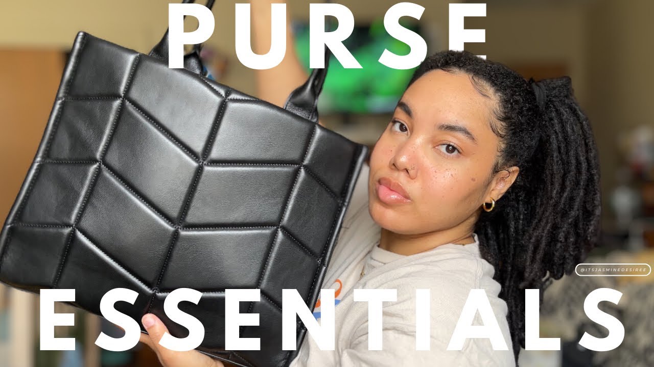 WHAT’S IN MY BAG + PURSE ESSENTIALS | IT’S JASMINE DÉSIREE 🌱