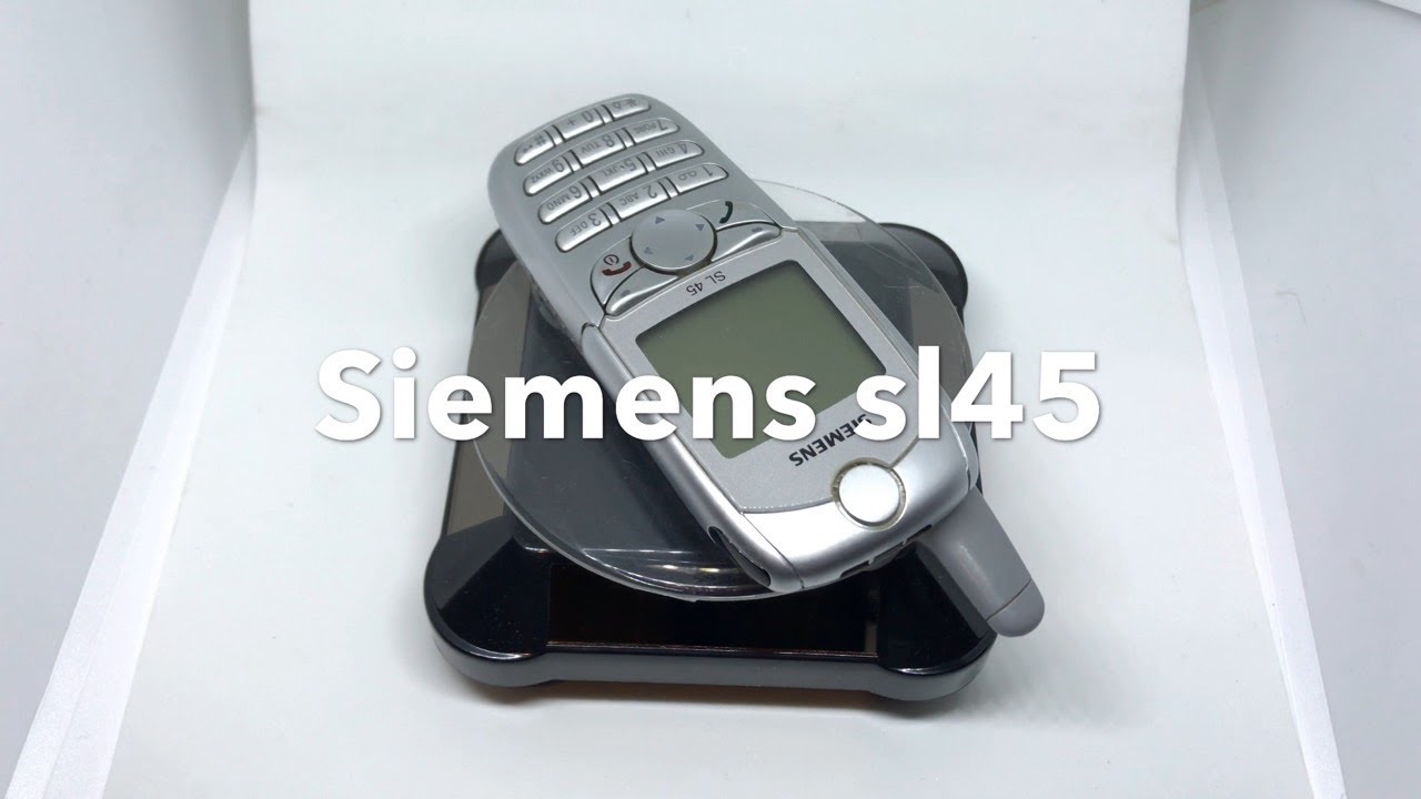 Siemens Sl45, Silver, Unlocked, Rare Mobile Phone, 100% Original, First phone with Mp3