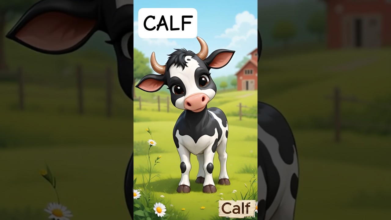 Baby Animals Names with Real Sounds 🐾 | Fun Learning Video for Kids 