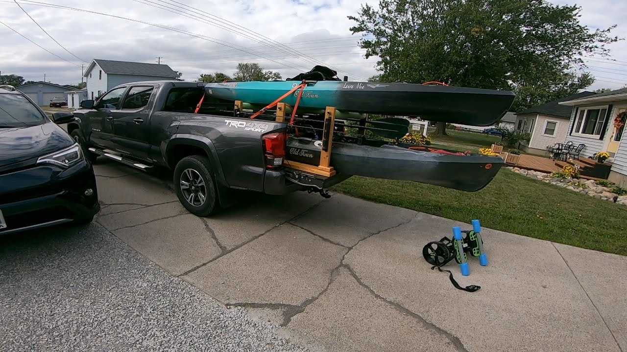 Mr.  Dave's DIY Duel Kayak Truck Rack