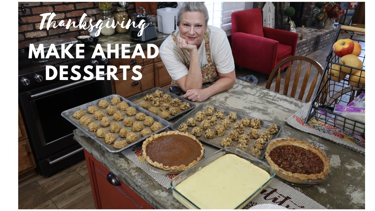 Thanksgiving Make Ahead Desserts | Freezer Friendly