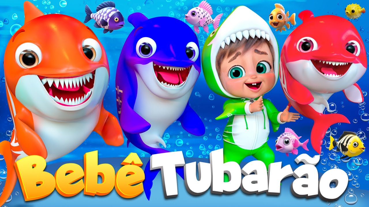 Bebê Tubarão no Dia de Sol @SuperLucaPortugues #rimasinfantis #musicasinfantis