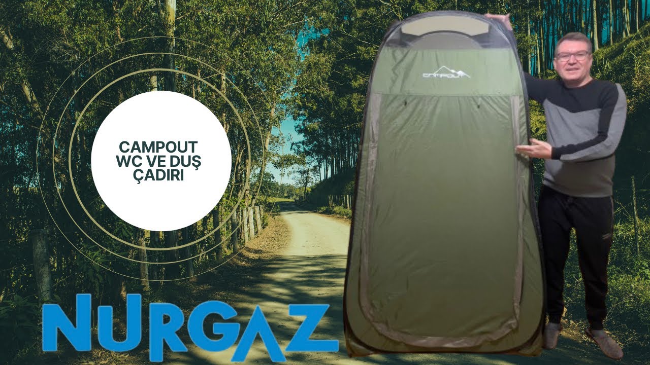 Nurgaz Campout WC ve Duş Çadırı #çadır #campout #nurgaz #kutuaçılımı #kabin
