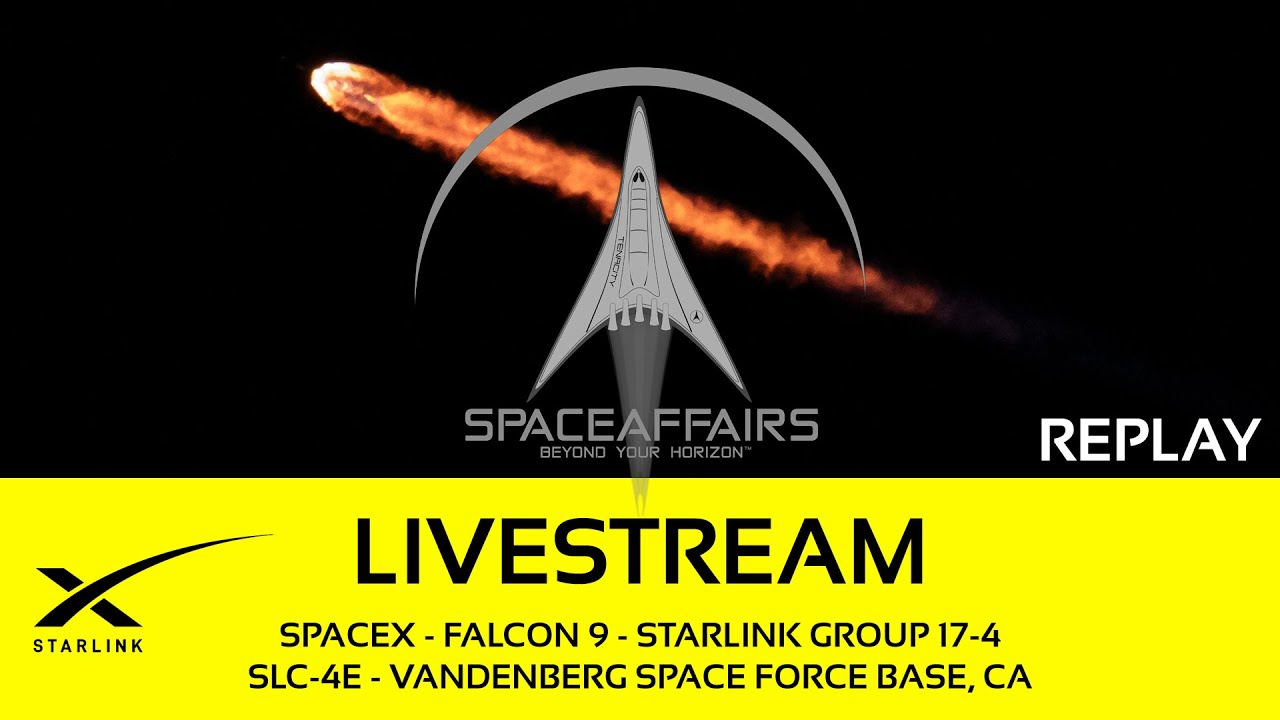 SpaceX - Falcon 9 - Starlink  17-4 - SLC-4E - Vandenberg SFB - August 13, 2025