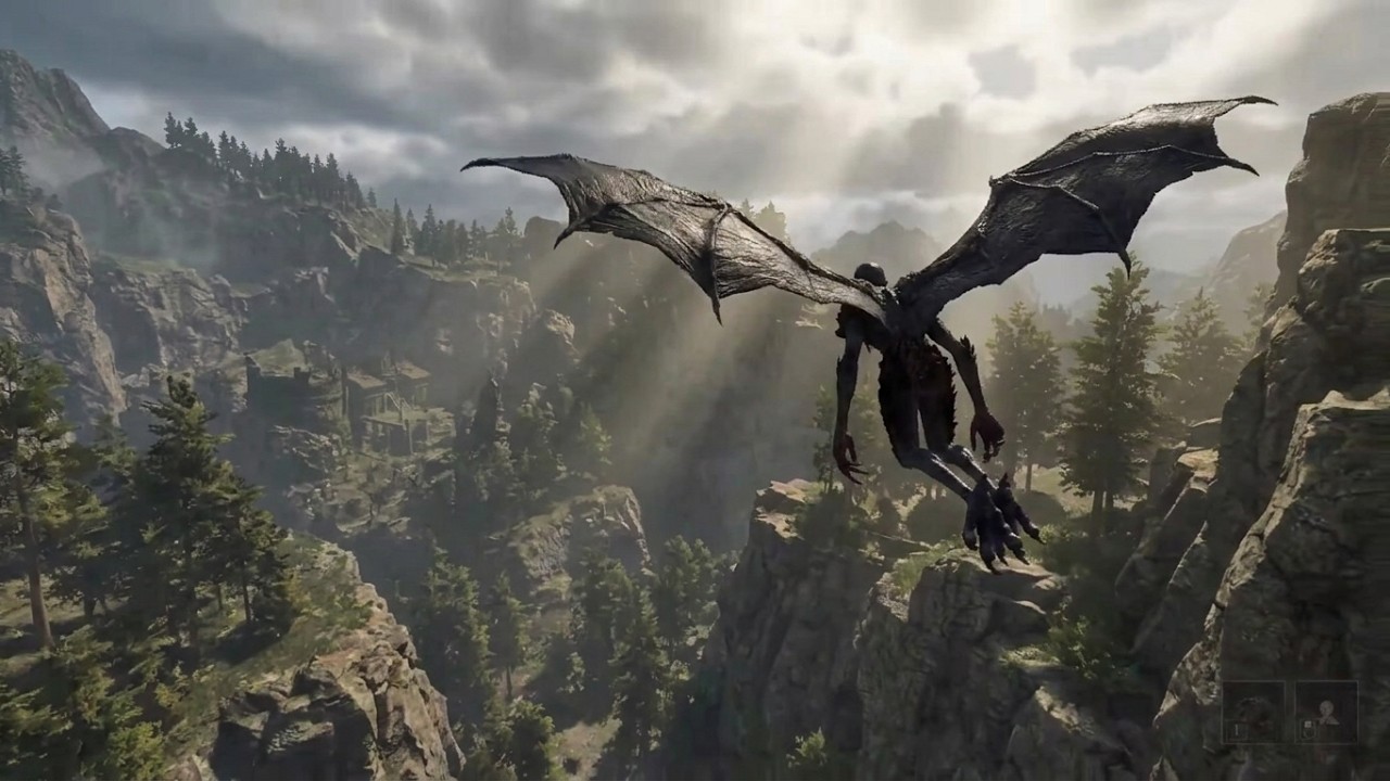 Explore Gothic Valley of Mines from the Sky, harpy scroll | Gothic Remake 60