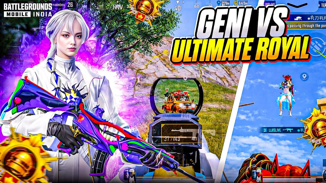 GENI's MAD SKILLS EXPOSED! 1v4 Fastest Clutches in BGMI