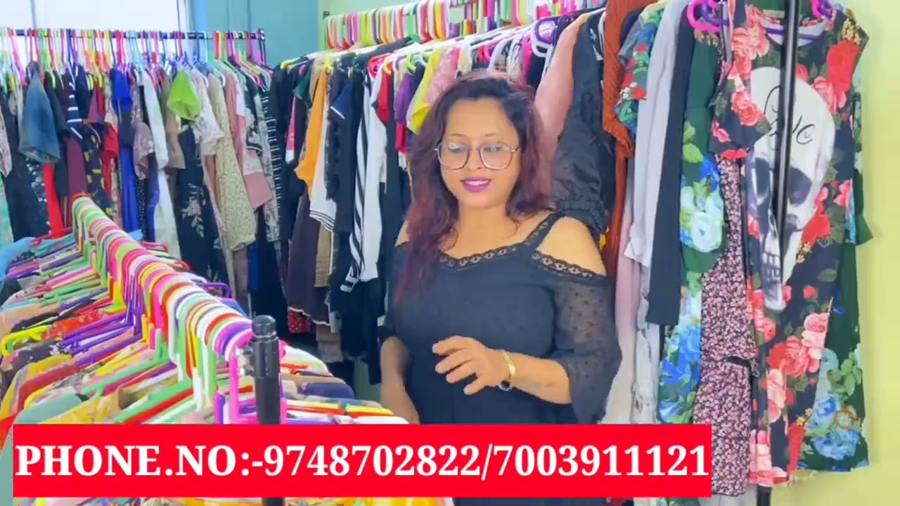 @Rs.69 Branded Dress, Crop top, Lycra,Tops, Chiffon, Crosia, Surplus Gowns Wholesaler in Kolkata