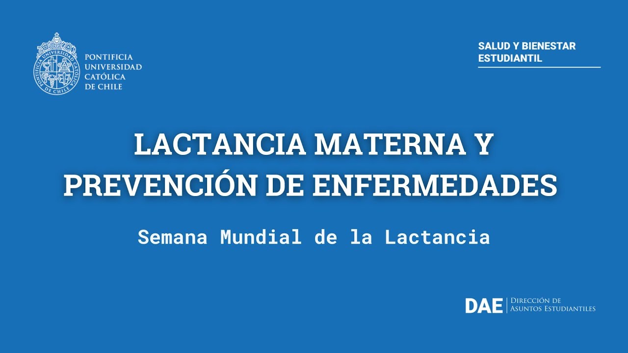 Charla: Lactancia materna y prevención de enfermedades