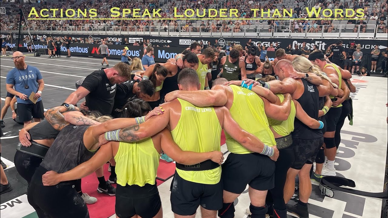 2024 CrossFit Games Summary - Part 5 - Actions Speak Louder than Words