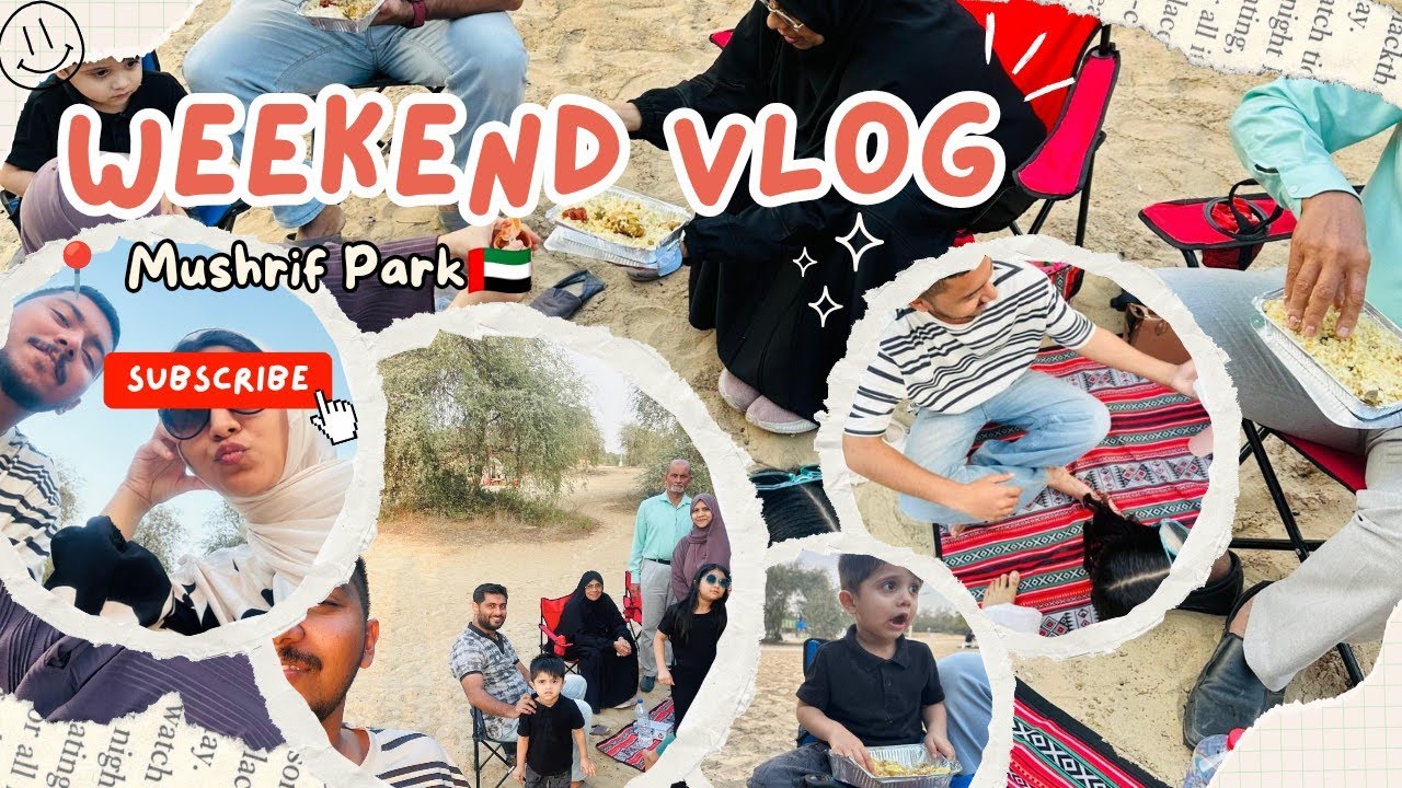 Weekend Vlog in Dubai 🇦🇪 | Cozy family time  at #mushrifpark #dubaivlog #dubailife 