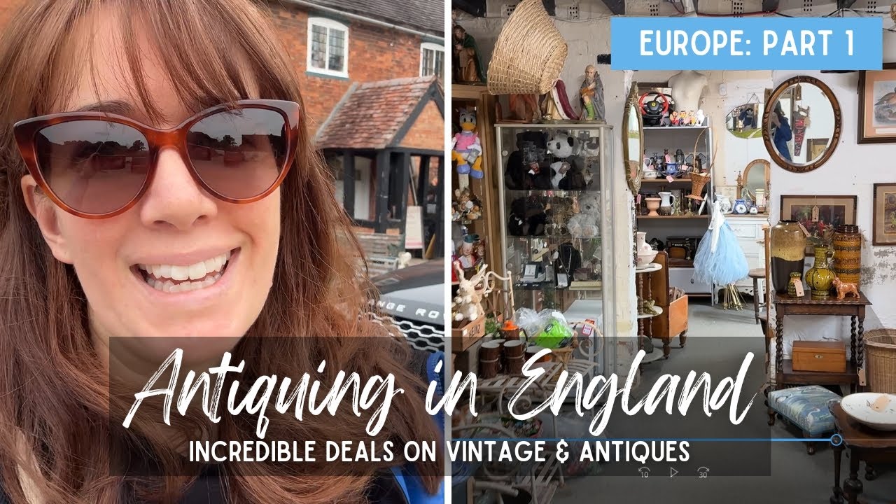 Antique Shopping UK Vintage Thrift with Me England