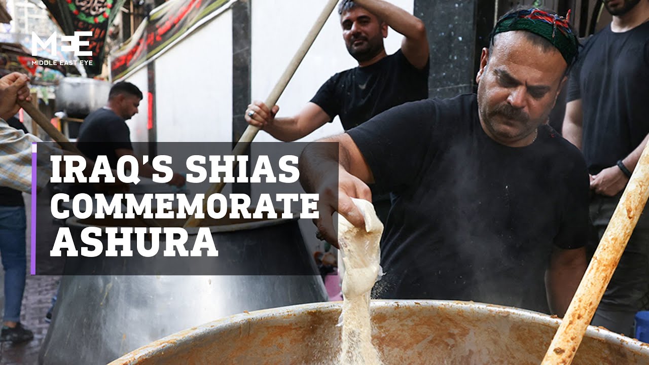 Shias in Iraq commemorate Ashura in the city of Karbala