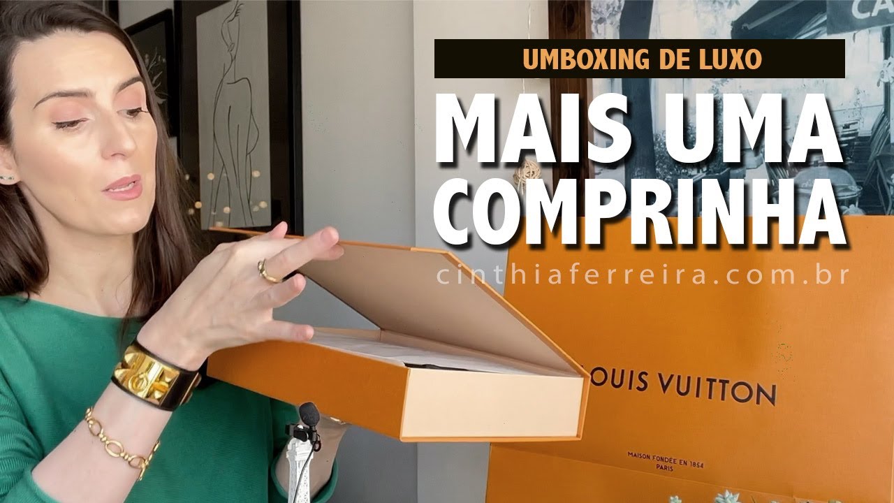 UMBOXING DE LUXO | Um lenço LOUIS VUITTON mais barato ? Vem que eu te mostro