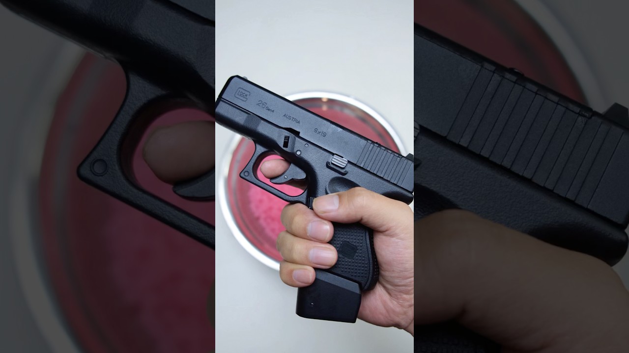 The Glock G26 Gelsoft - Perfect for Safe Backyard Fun! ✅ #gelsoft #gelblaster #orbeez #airsoft