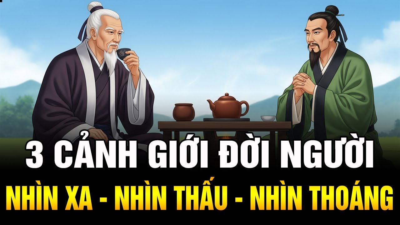 Đời Người Có 3 Cảnh Giới: Nhìn Xa Định Hướng – Nhìn Thấu Không Lạc Lối – Nhìn Thoáng Hạnh Phúc