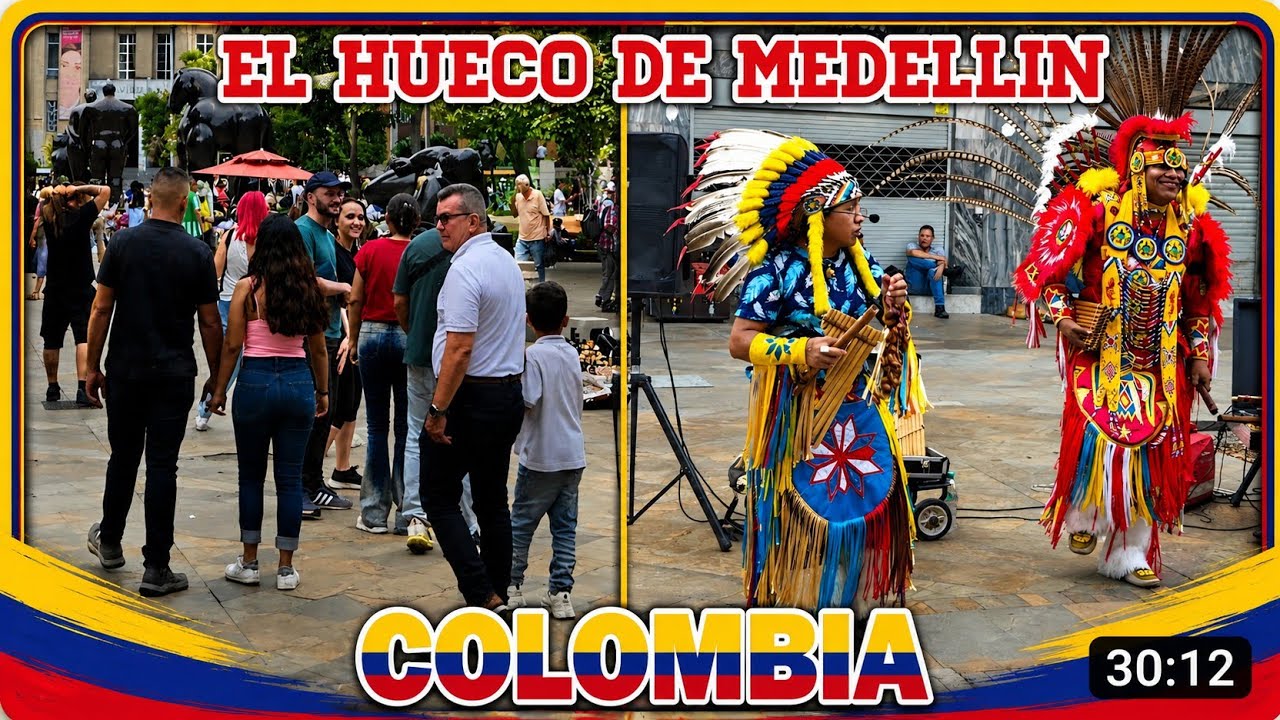 MEDELLÍN'S HIDDEN GEMS: EXPLORING El HUECO STREET 4K 🇨🇴