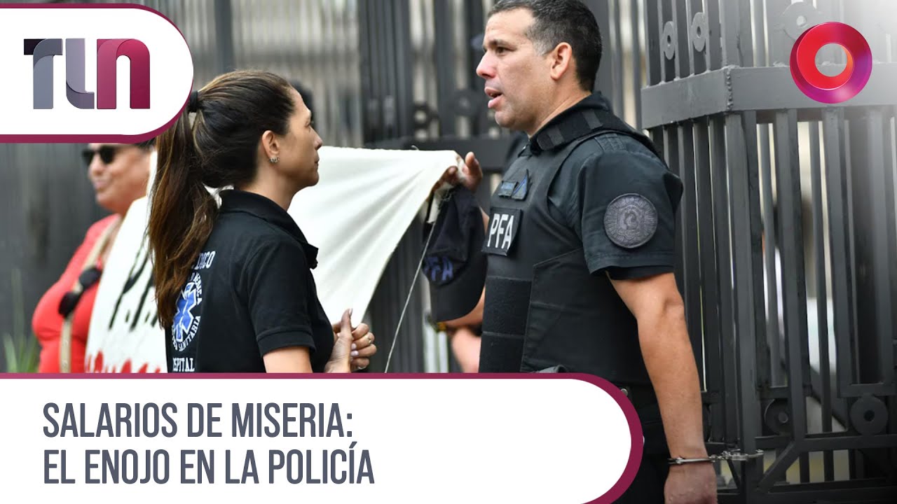 #Telenueve | Salarios de miseria: el enojo en la policía